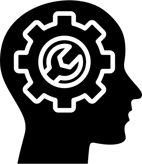 Forme géométrique simple noire

